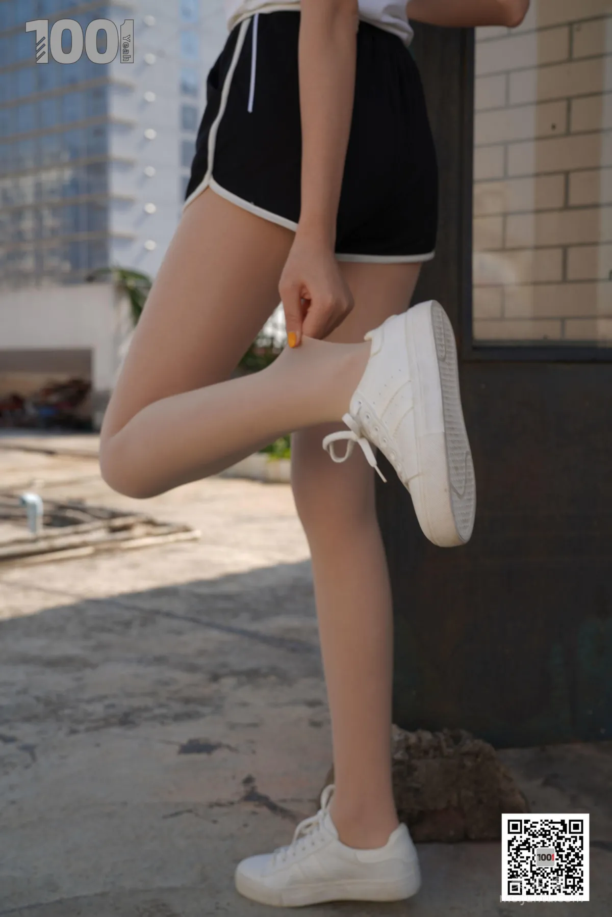 [One Thousand and One Nights] Model Xi Gua, Embracing the Sunlight 3, Sheer Stockings and Beautiful Feet Photo Set photo 32