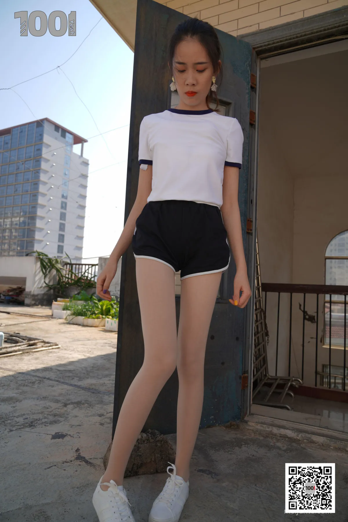 [One Thousand and One Nights] Model Xi Gua, Embracing the Sunlight 3, Sheer Stockings and Beautiful Feet Photo Set photo 37