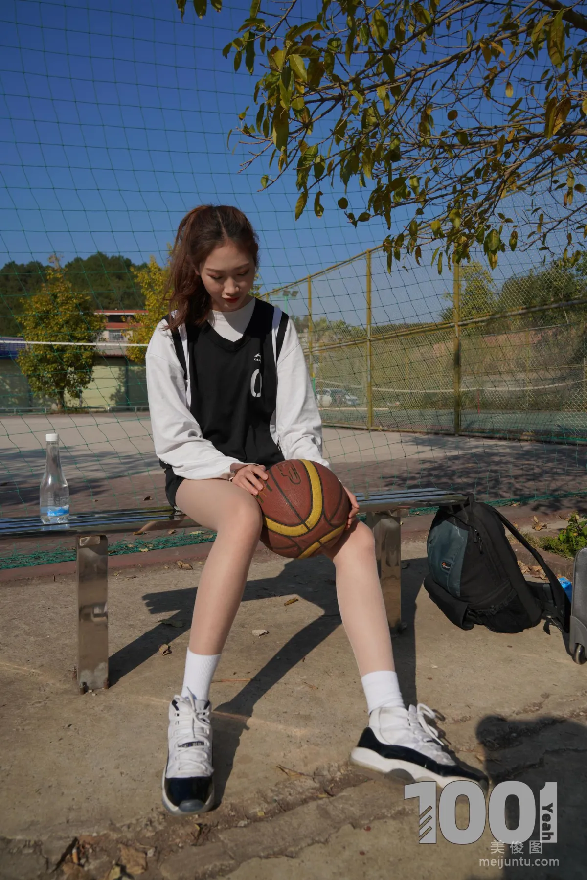 [One Thousand and One Nights] Model: Cao Mei Accompanying Girlfriend to Play Basketball 1 Photo Set photo 72