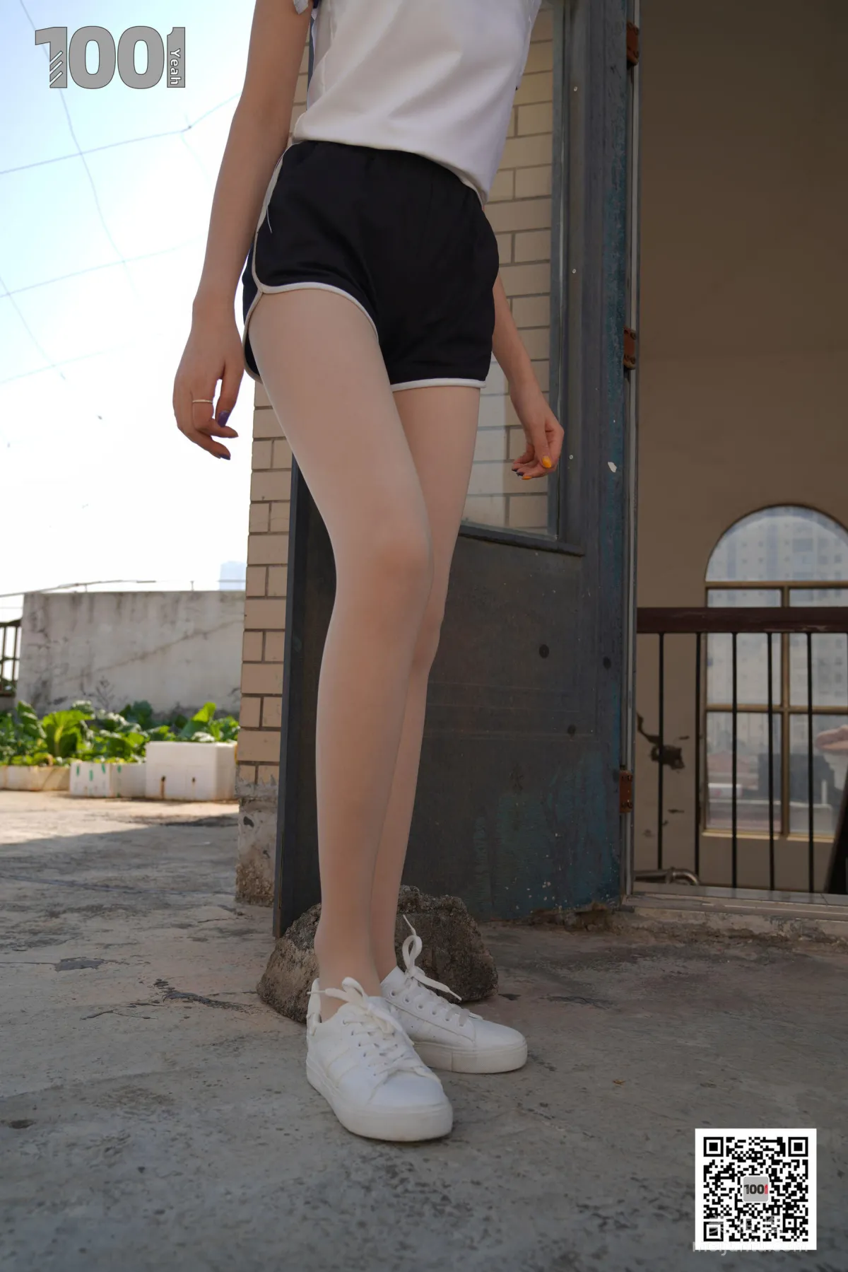 [One Thousand and One Nights] Model Xi Gua, Embracing the Sunlight 3, Sheer Stockings and Beautiful Feet Photo Set photo 38