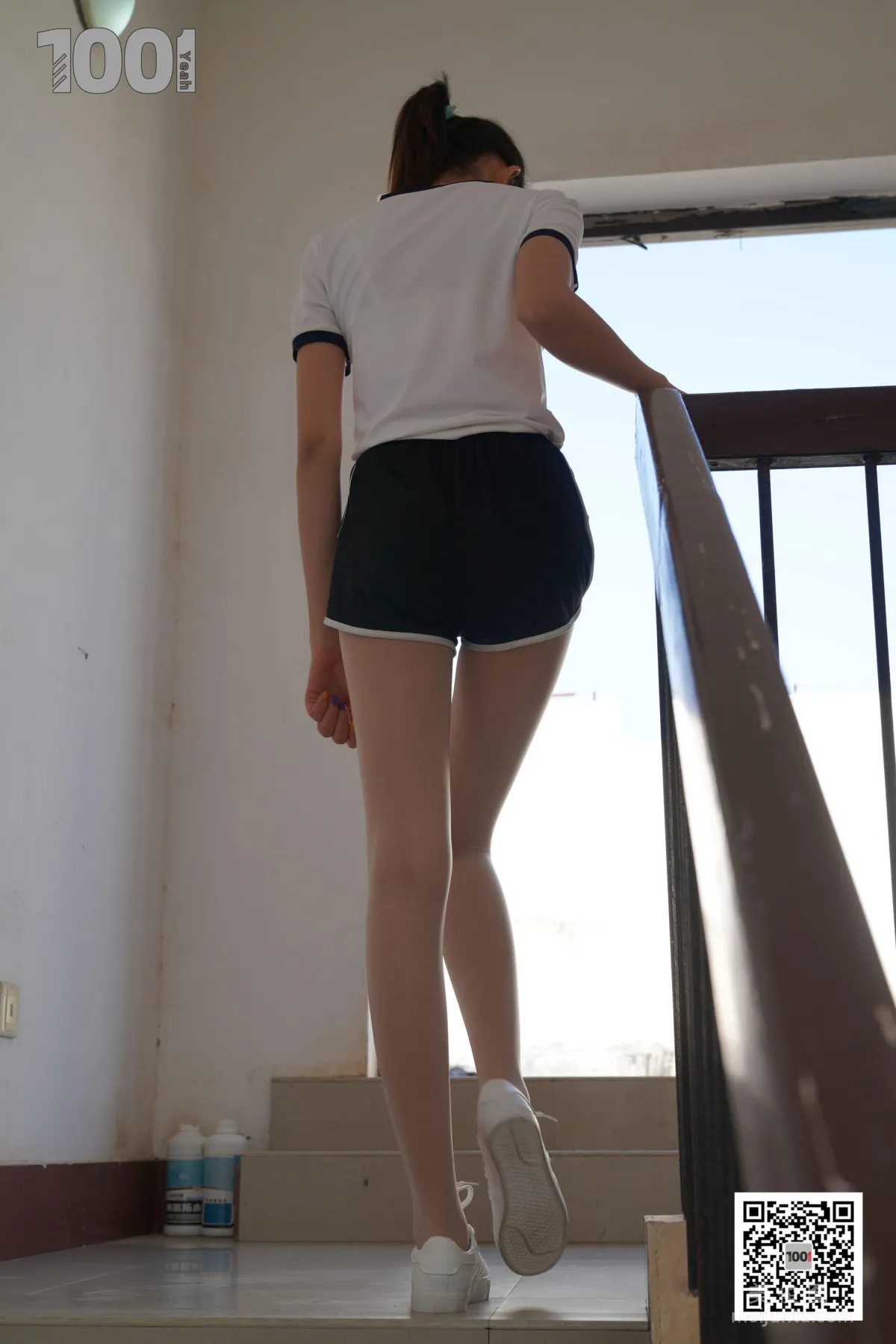 [One Thousand and One Nights] Model Xi Gua, Embracing the Sunlight 4, Nude Stockings Beautiful Legs Photo Set photo 89