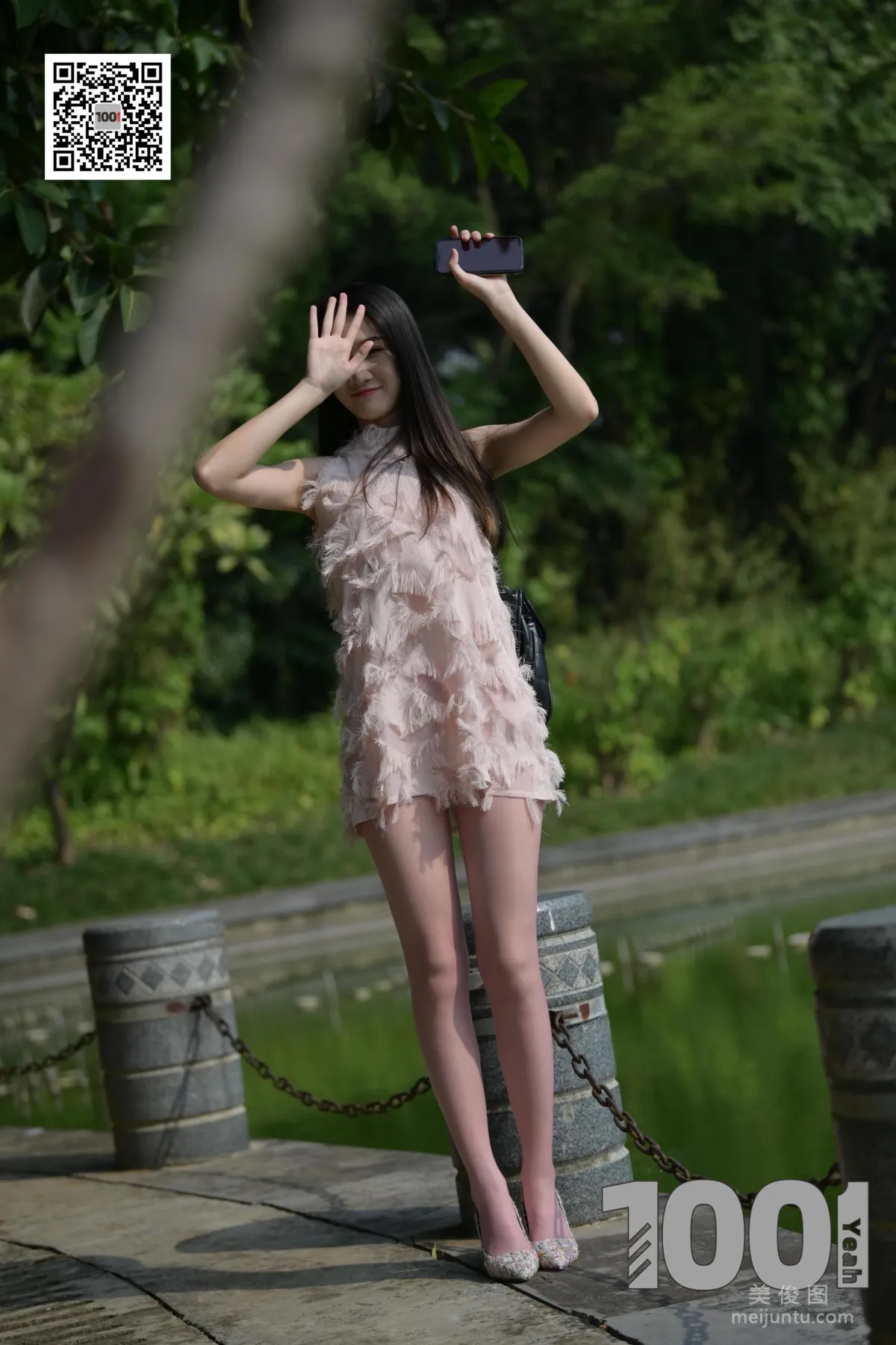 [One Thousand and One Nights] Model Tui Tui 'Encounter 1' Sheer Stockings and High Heels Photo Set photo 53