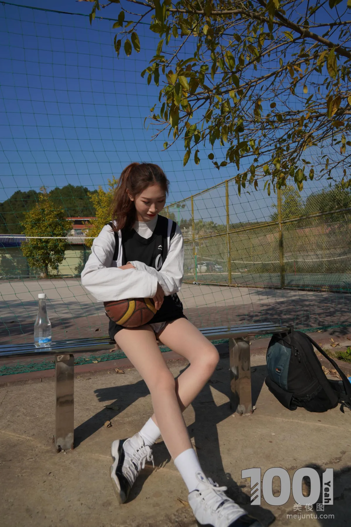 [One Thousand and One Nights] Model: Cao Mei Accompanying Girlfriend to Play Basketball 1 Photo Set photo 69