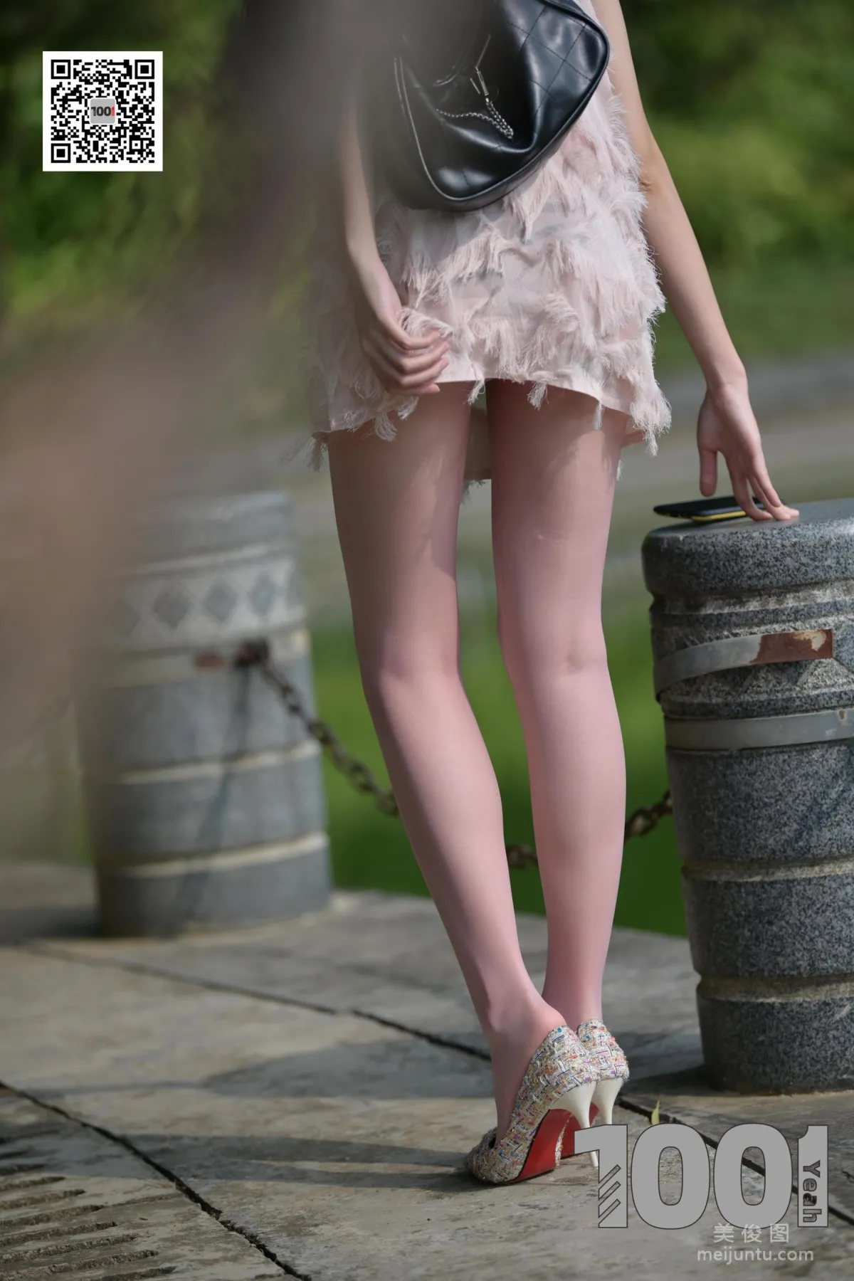 [One Thousand and One Nights] Model Tui Tui 'Encounter 1' Sheer Stockings and High Heels Photo Set photo 75