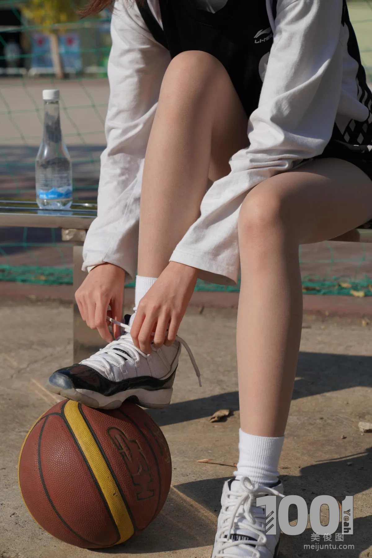 [One Thousand and One Nights] Model: Cao Mei Accompanying Girlfriend to Play Basketball 1 Photo Set photo 32