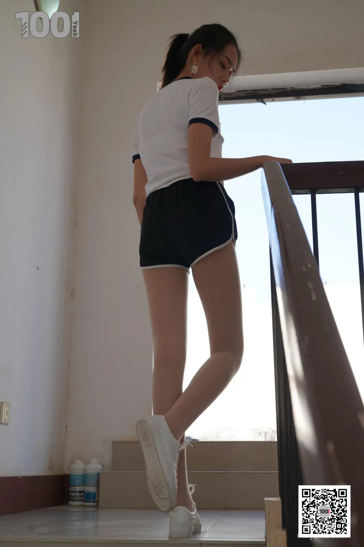 [One Thousand and One Nights] Model Xi Gua, Embracing the Sunlight 4, Nude Stockings Beautiful Legs Photo Set photo 78