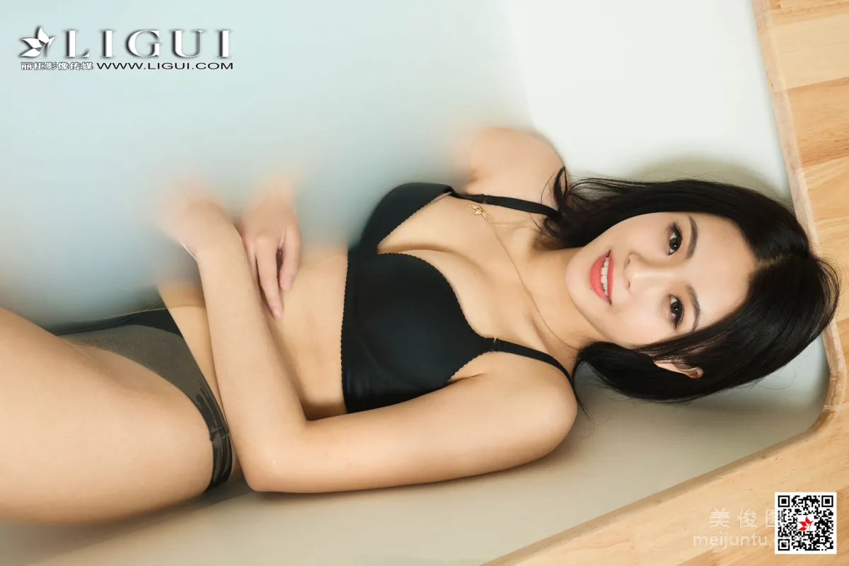 [丽柜Ligui] 潘潘 《浴缸丝袜诱惑》 写真集40