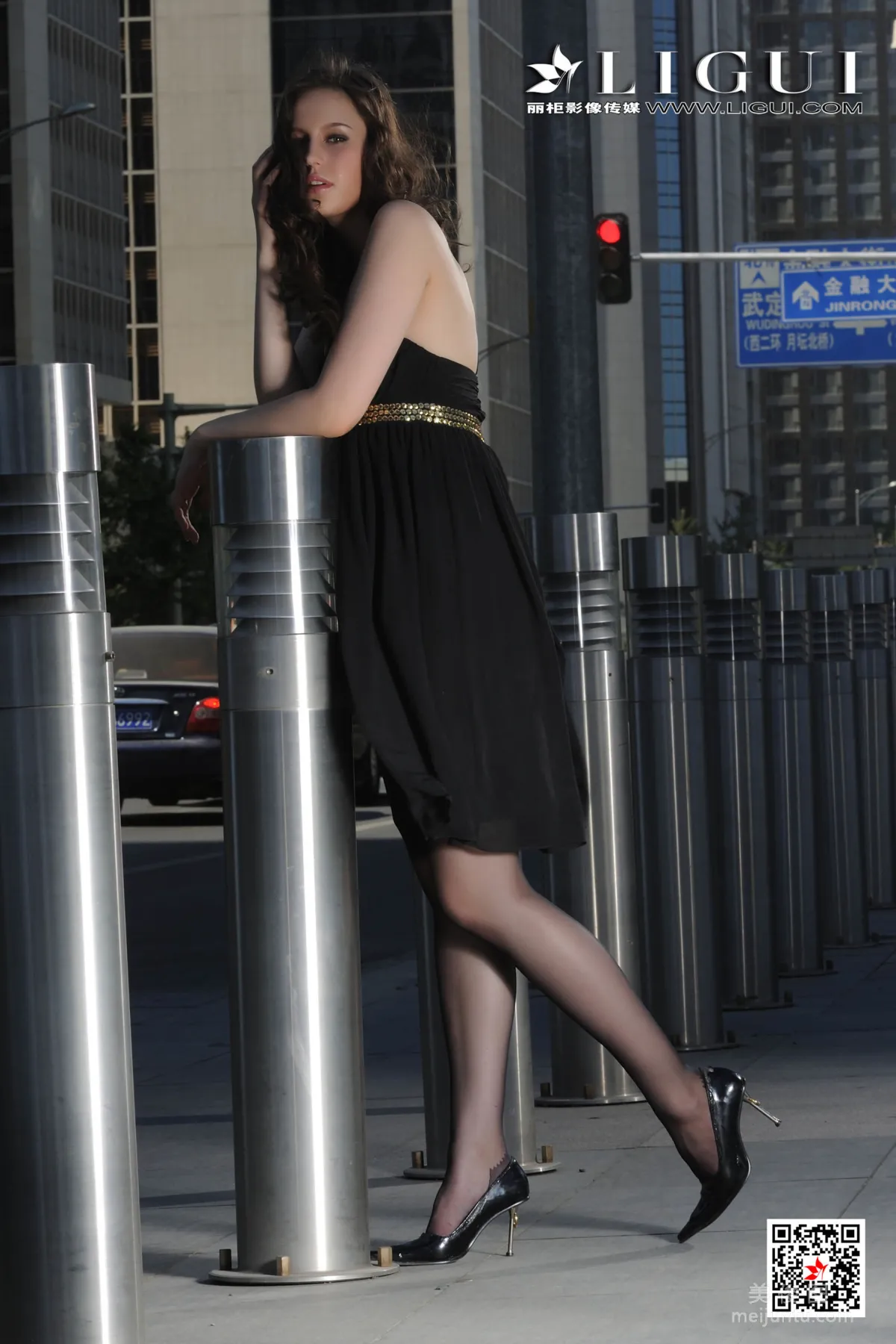 [丽柜Ligui] Anna 《街拍高跟》 写真集23