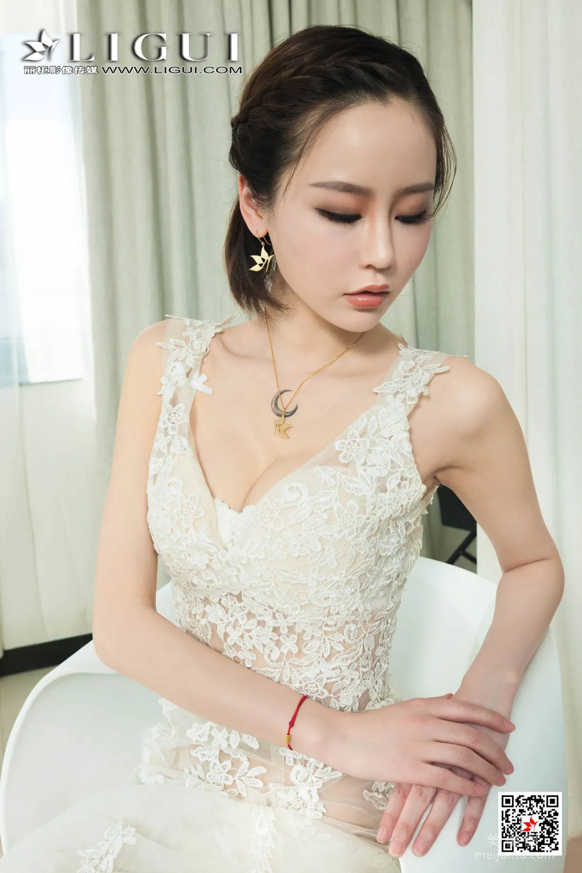 [丽柜Ligui] Model 洋洋 《婚纱美束》 写真集5