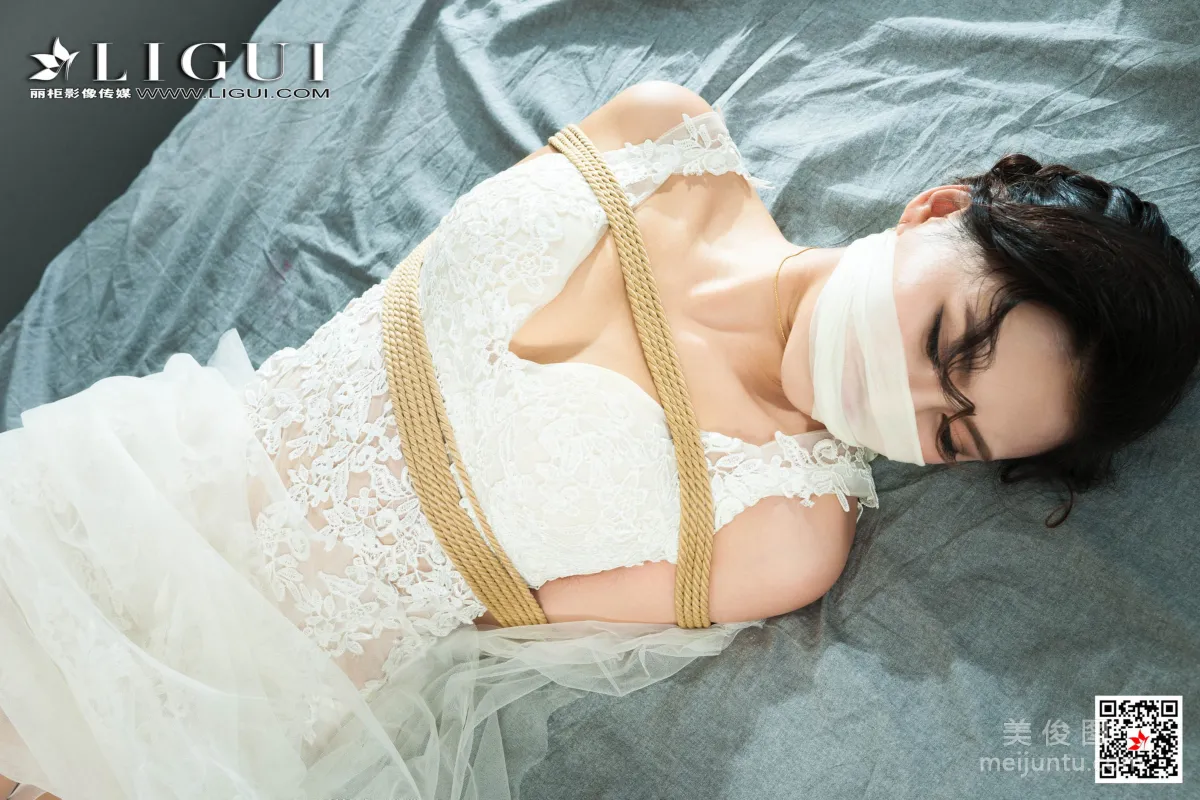 [丽柜Ligui] Model 安安 《婚纱美束》 写真集35