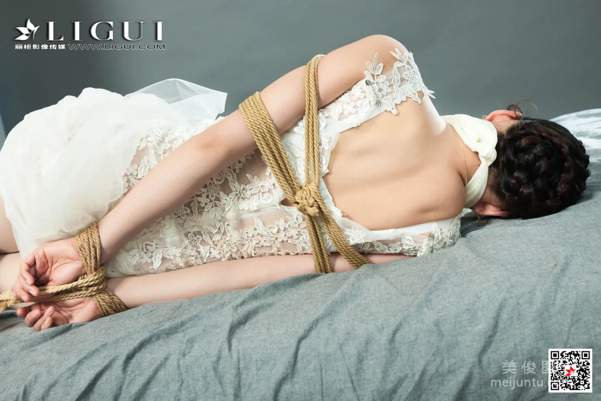 [丽柜Ligui] Model 安安 《婚纱美束》 写真集34