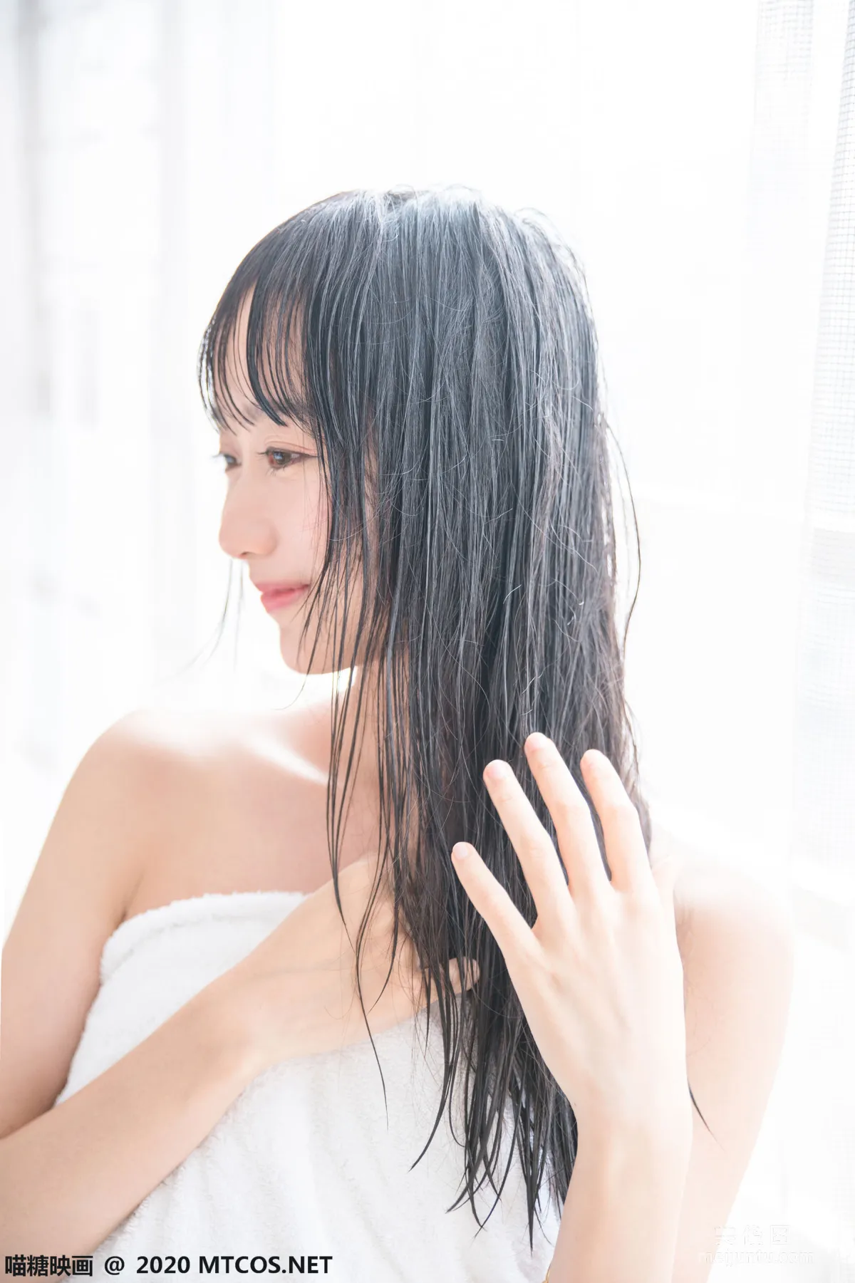 [喵糖映画] VOL.174 《 纯白浴巾》 写真集4