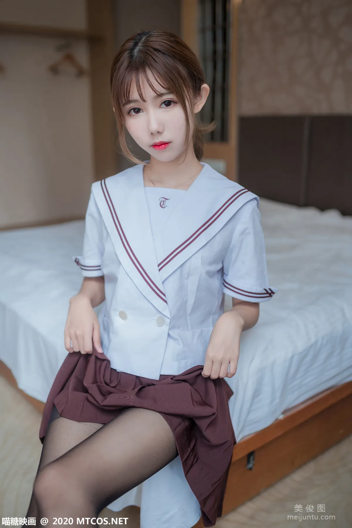 [喵糖映画] JKL.015 灰裙JK制服18