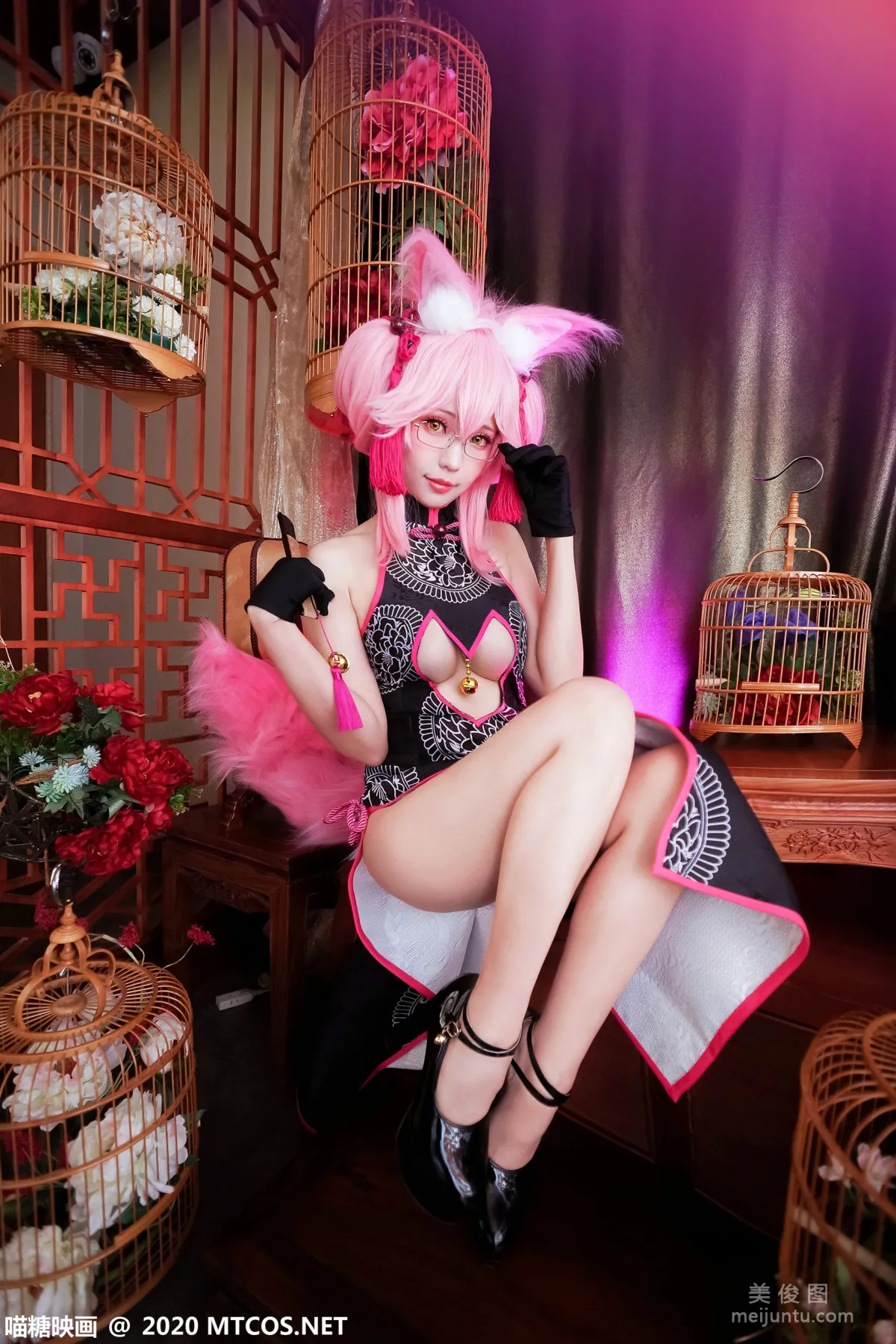[Miaotang Yinghua] HML.024 Tamamo Fox Qipao Photo Set photo 23