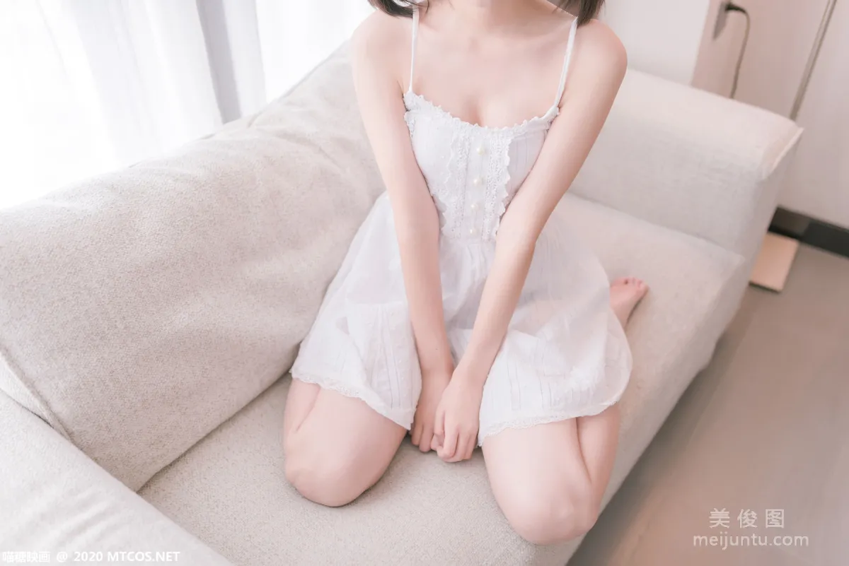 [喵糖映画] VOL.177 《白裙少女》 写真集4