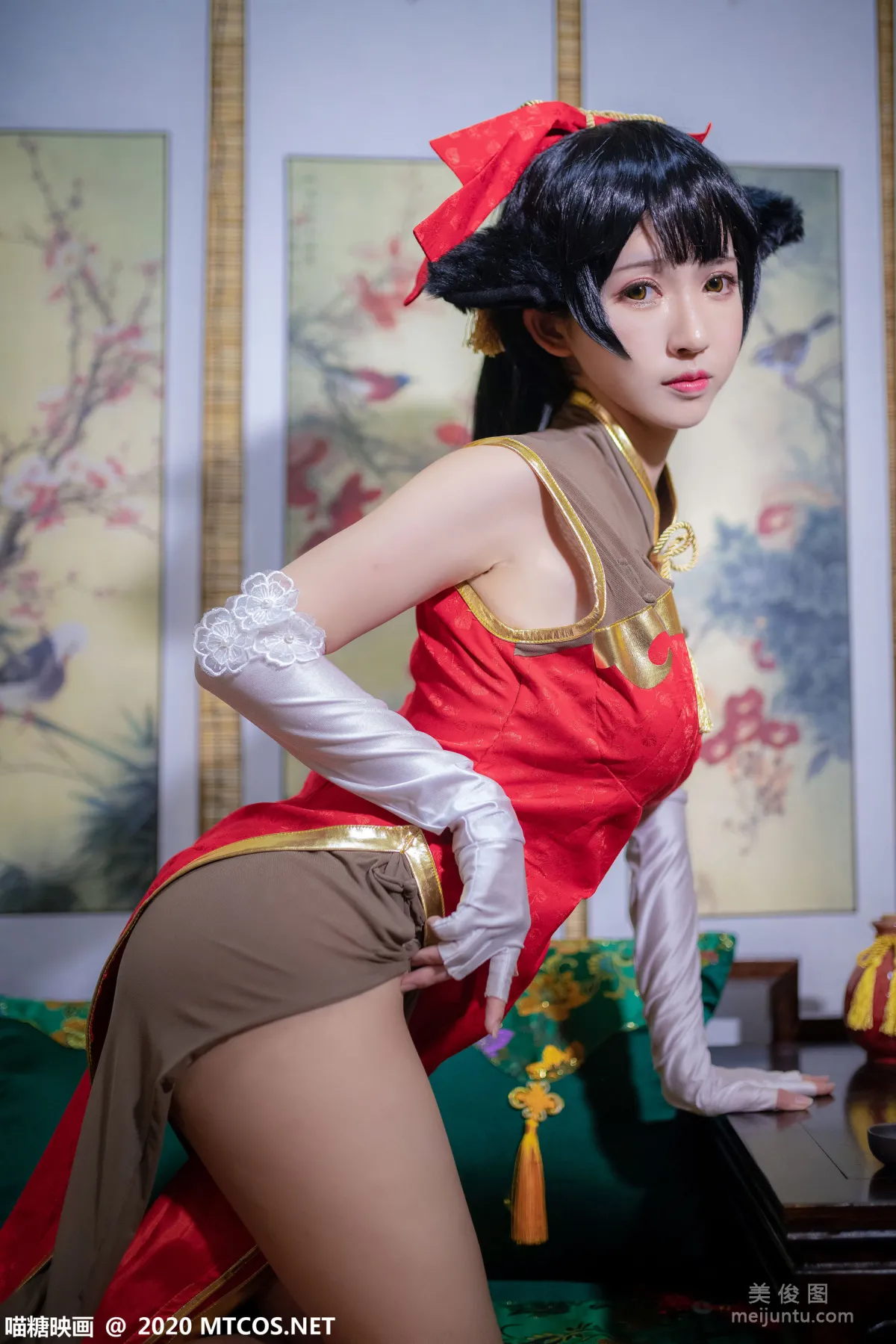 [喵糖映畫] HML.015 《高雄銀紅旗袍》 寫真集 11