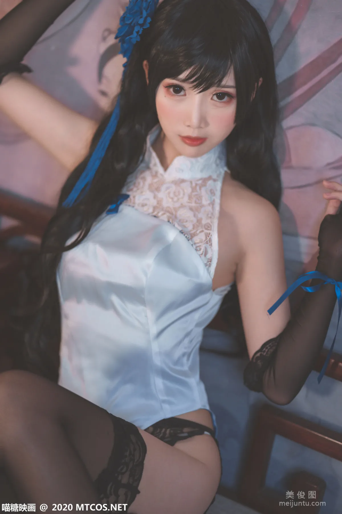 [喵糖映画] HML.023 《玉玲珑旗袍》 写真集23
