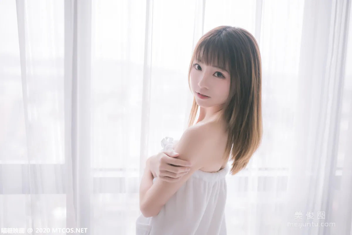[喵糖映畫] VOL.158 《純白浴巾》 寫真集 3