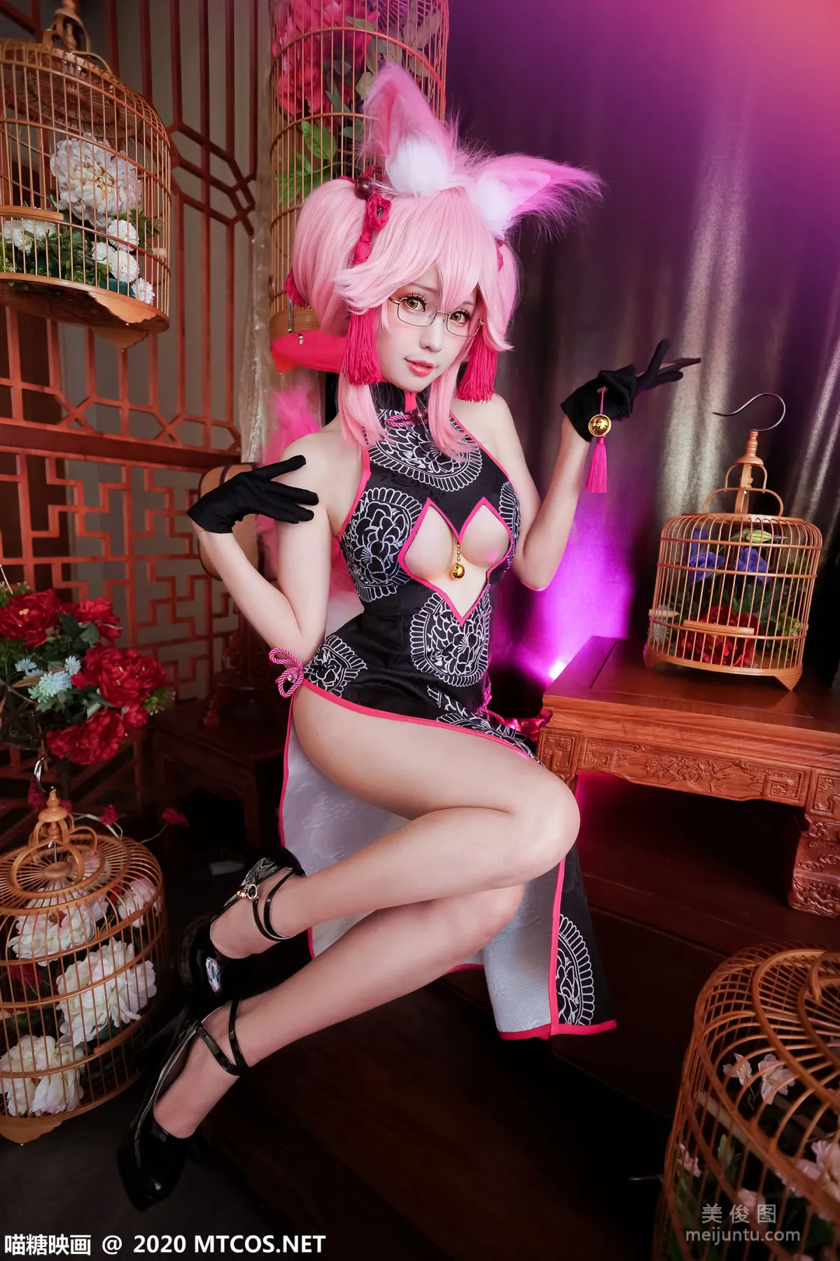 [Miaotang Yinghua] HML.024 Tamamo Fox Qipao Photo Set photo 21