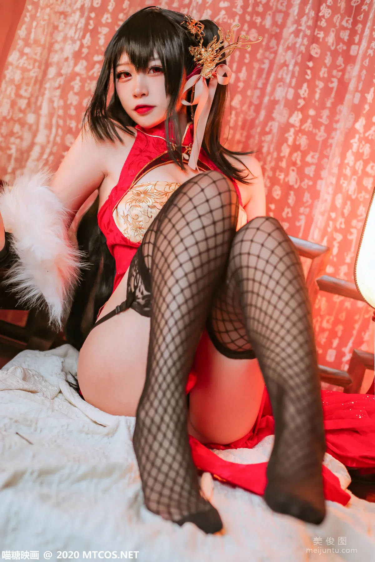 [Miaotang Yinghua] HML.018 Azur Lane Taihou Qipao Photo Set photo 34