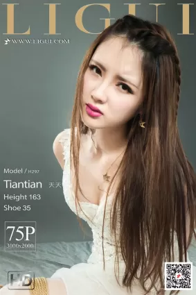 [麗櫃Ligui] Model 天天 《蕾絲婚紗美束》 寫真集