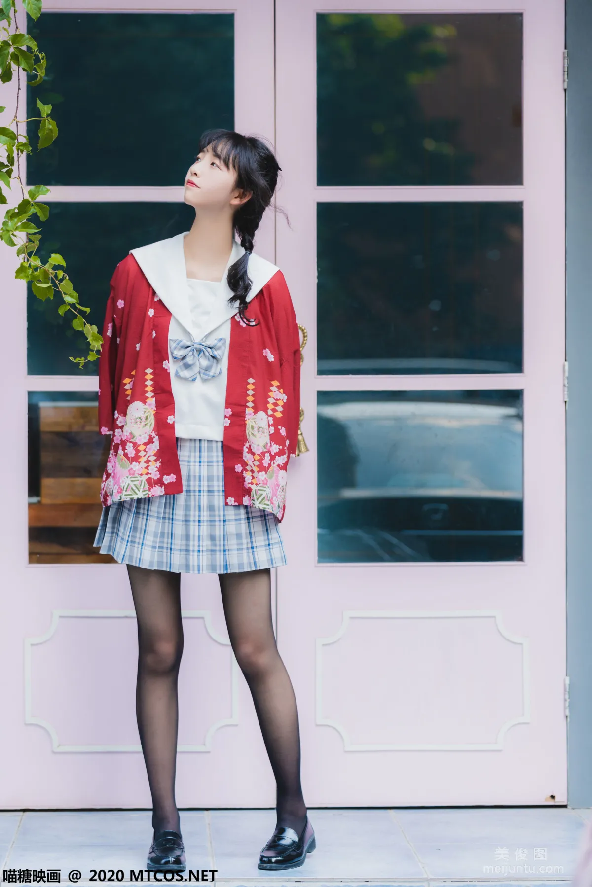 [喵糖映画]  JKL.018 《户外JK制服》 写真集1