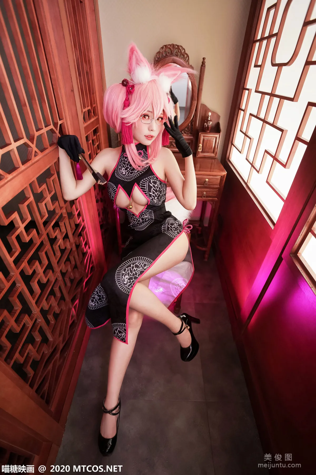 [Miaotang Yinghua] HML.024 Tamamo Fox Qipao Photo Set photo 2