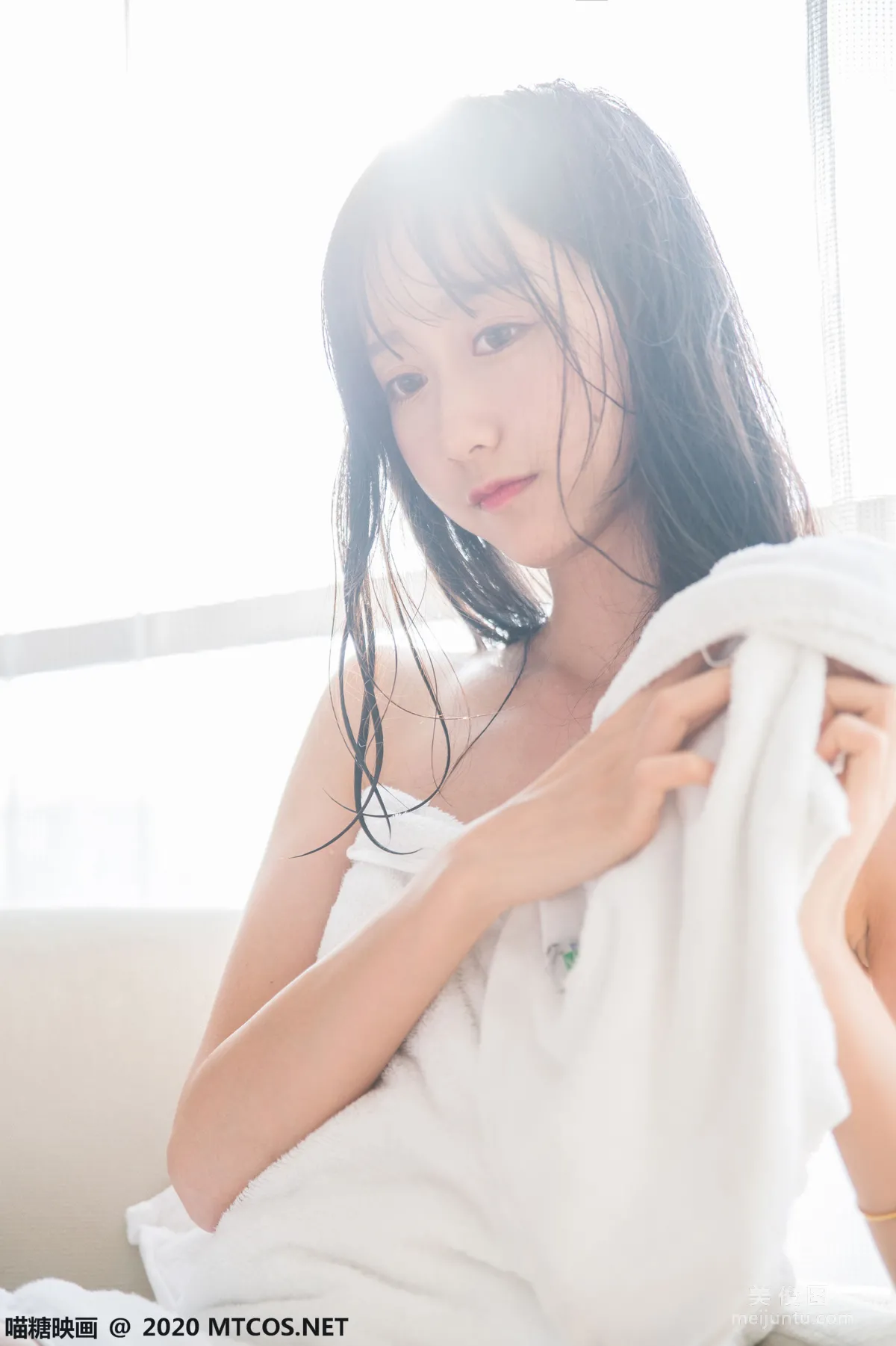 [喵糖映画] VOL.174 《 纯白浴巾》 写真集23