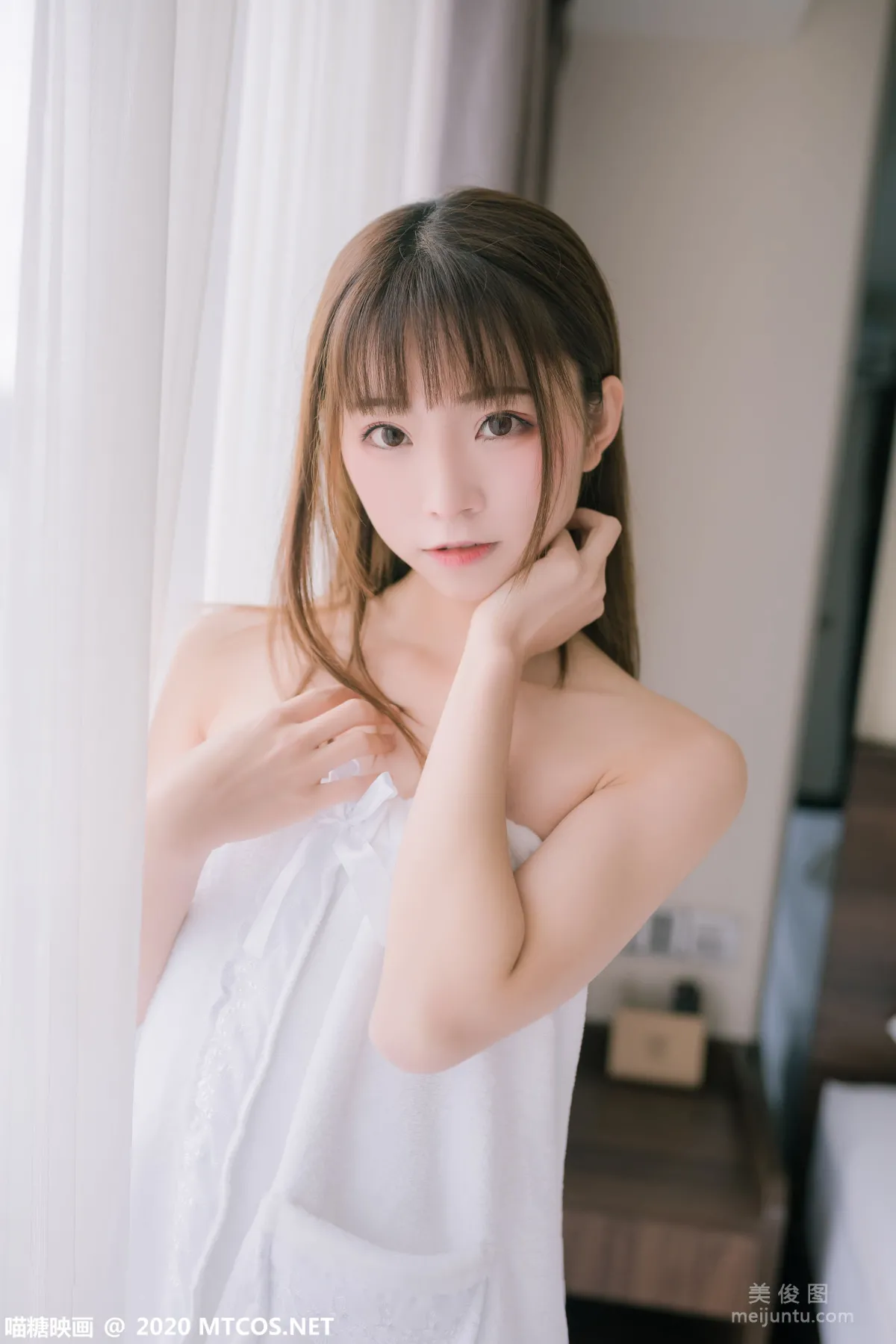 [喵糖映畫] VOL.158 《純白浴巾》 寫真集 1