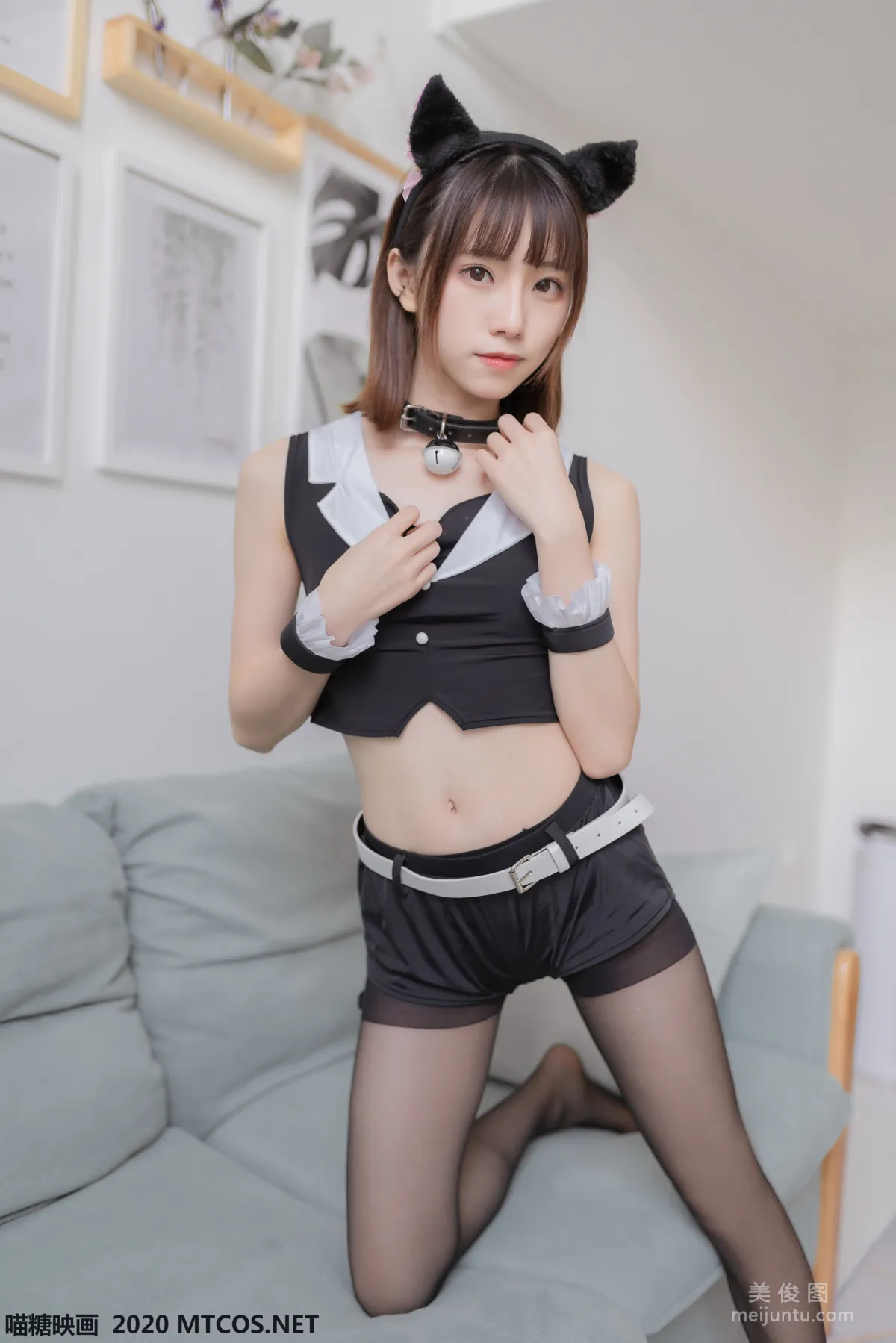 [喵糖映画] VOL.154 《黑丝猫耳娘》 写真集30