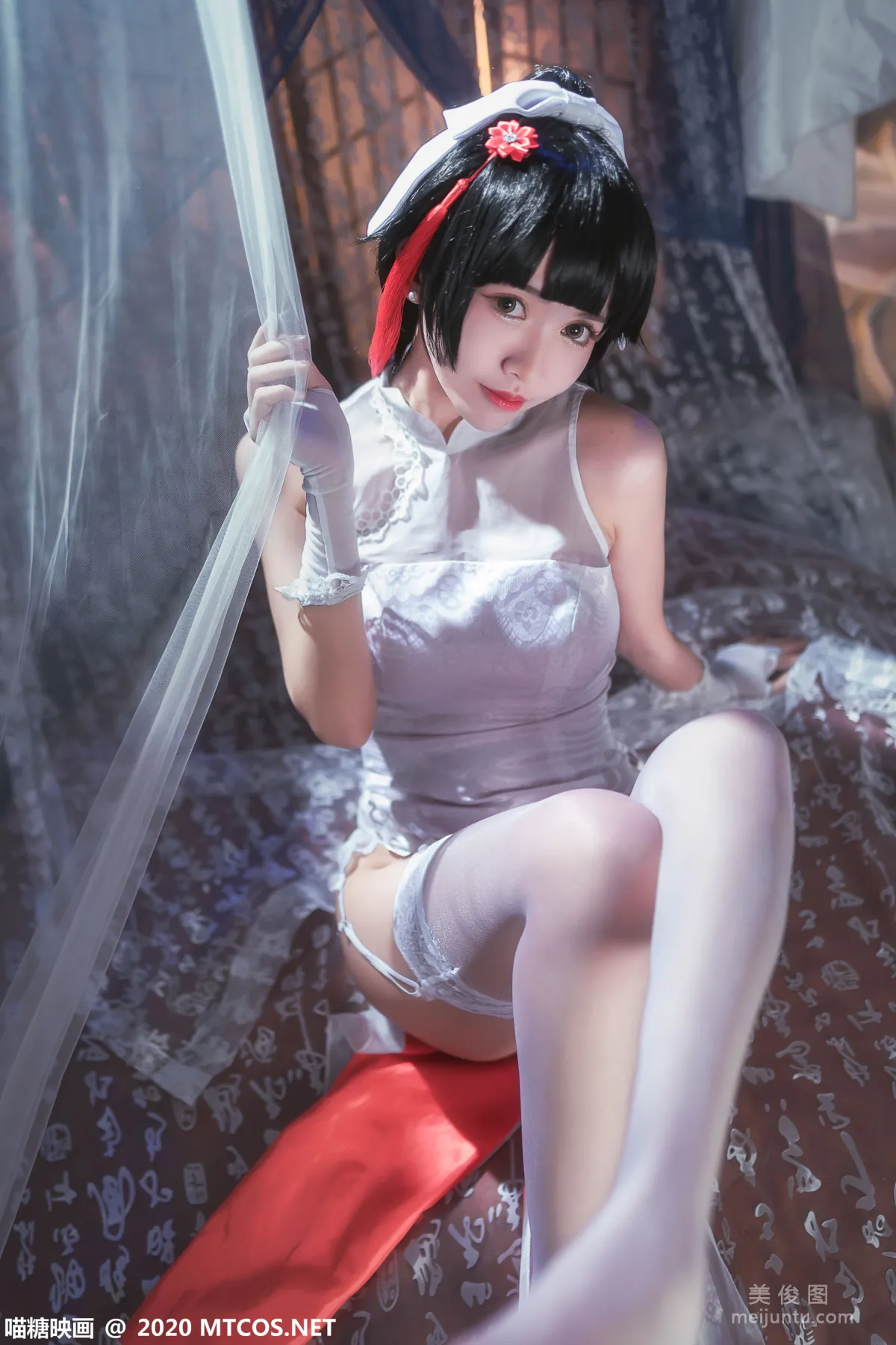 [喵糖映畫] HML.015 《高雄銀紅旗袍》 寫真集 24