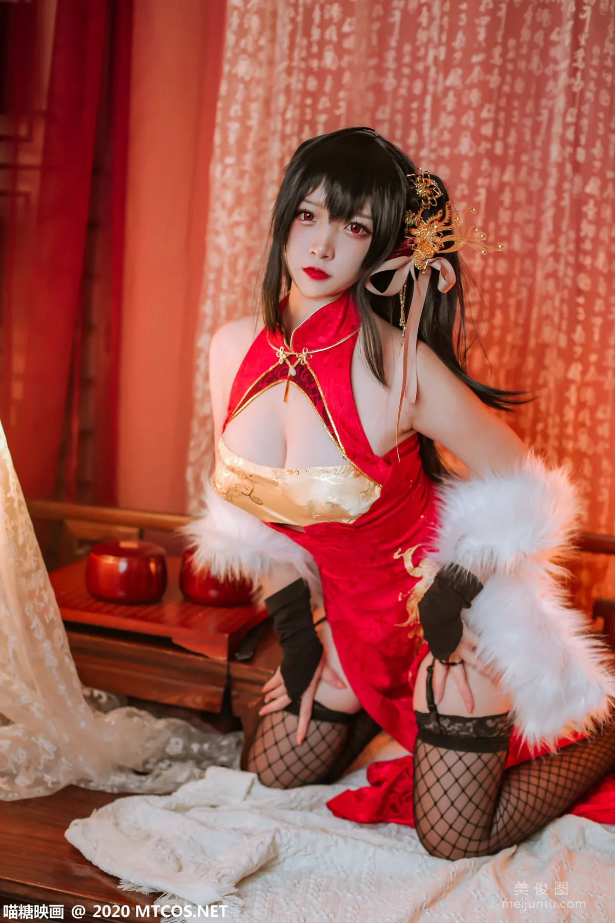 [Miaotang Yinghua] HML.018 Azur Lane Taihou Qipao Photo Set photo 40