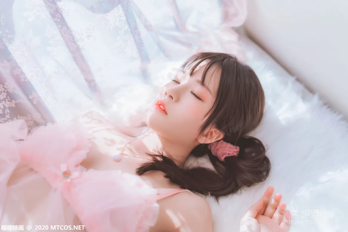 [喵糖映画] VOL.189 《粉系轻纱》 写真集19