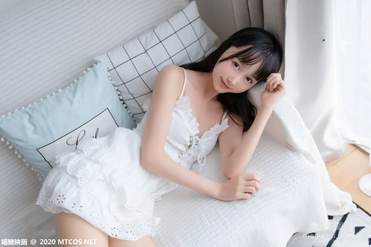 [喵糖映畫] VOL.187 《白裙少女》 寫真集 16