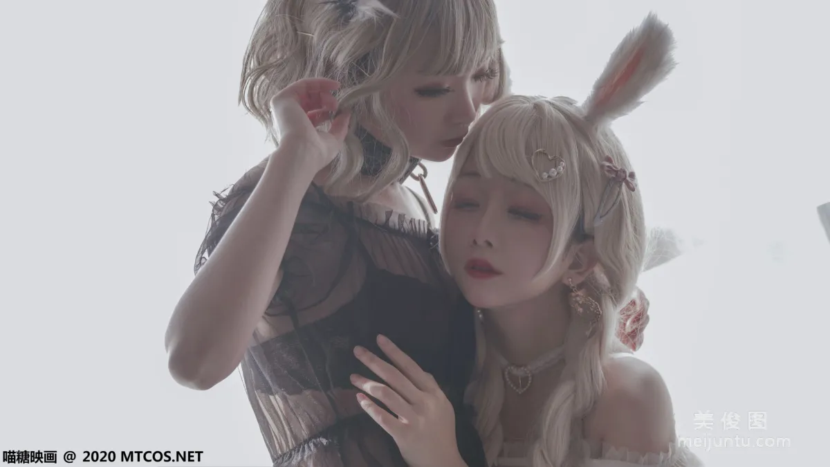 [喵糖映畫] VOL.200 《黑貓與白兔》 寫真集 2