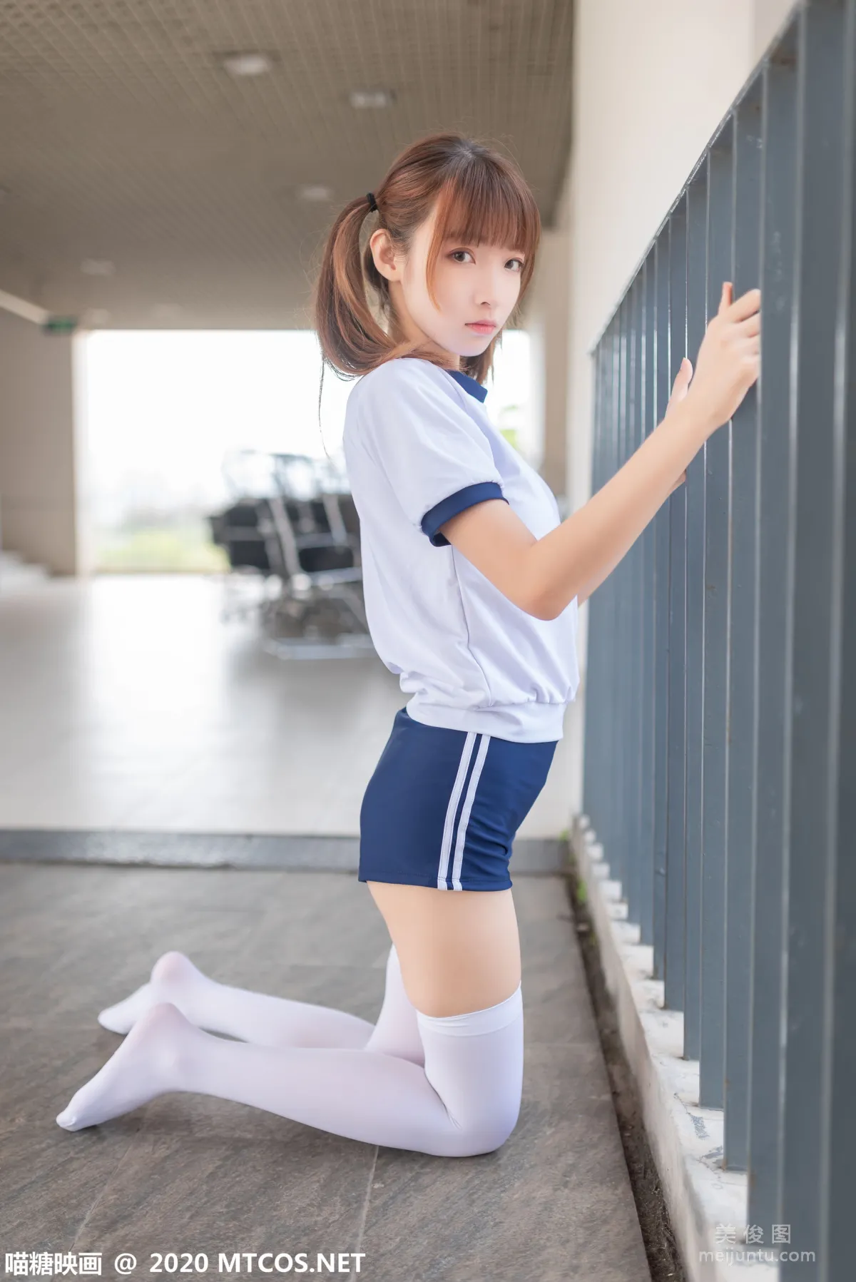[喵糖映畫] VOL.182 《白襪體操服》 寫真集 9