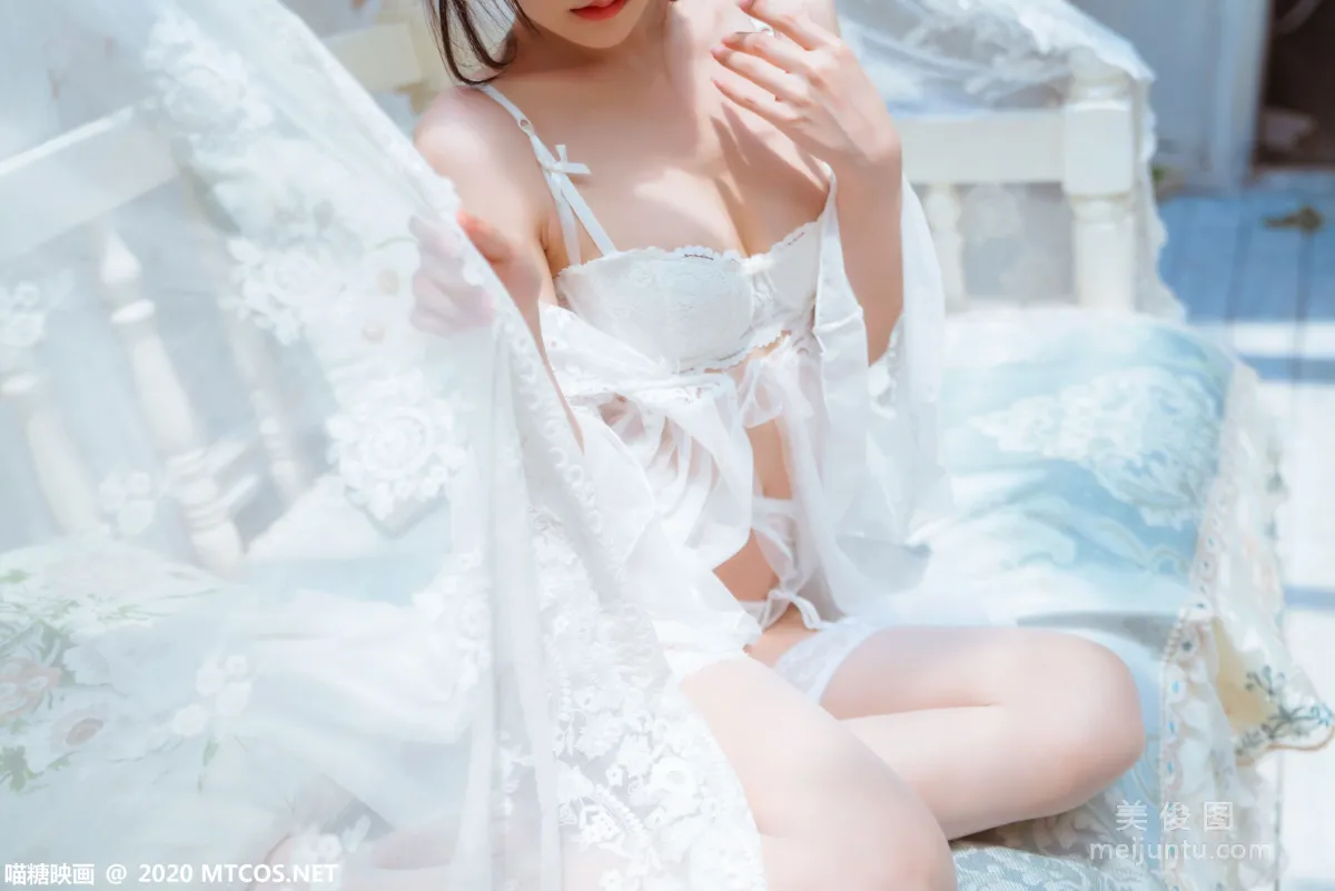 [喵糖映画] VOL.197 《白裙轻纱》 写真集24