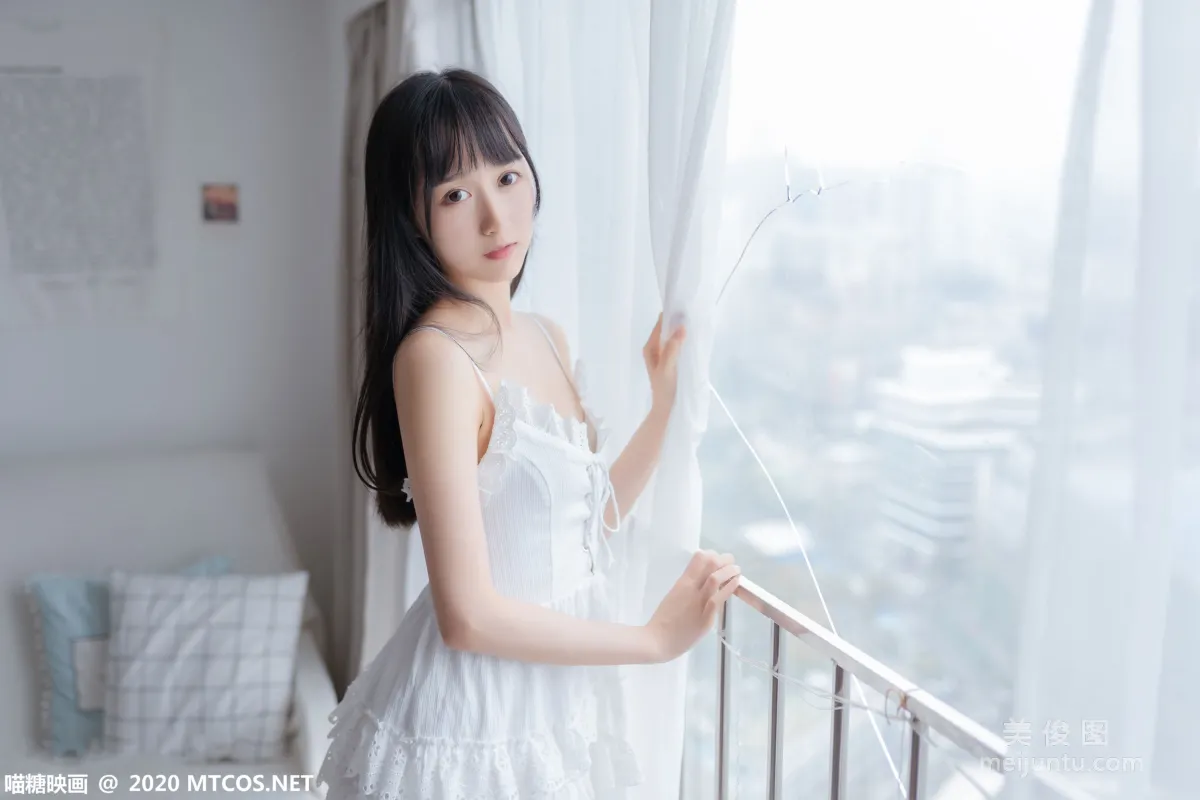 [喵糖映画] VOL.187 《白裙少女》 写真集20