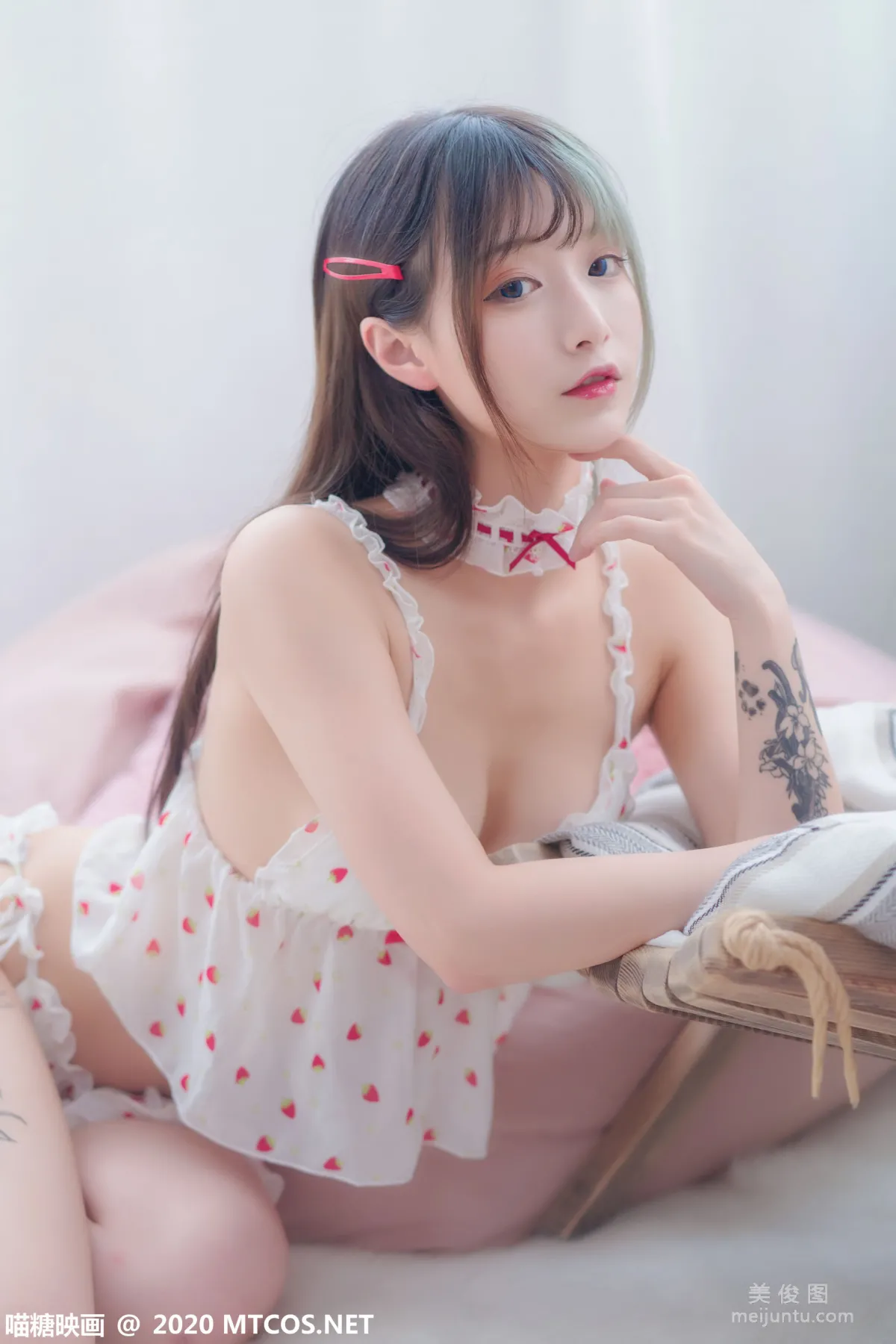 [喵糖映畫] VOL.185 《草莓睡衣》 寫真集 7