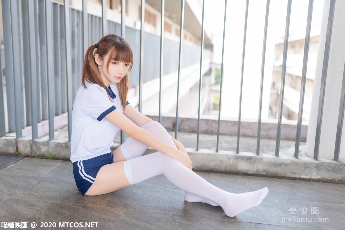 [喵糖映画] VOL.182 《白袜体操服》 写真集7