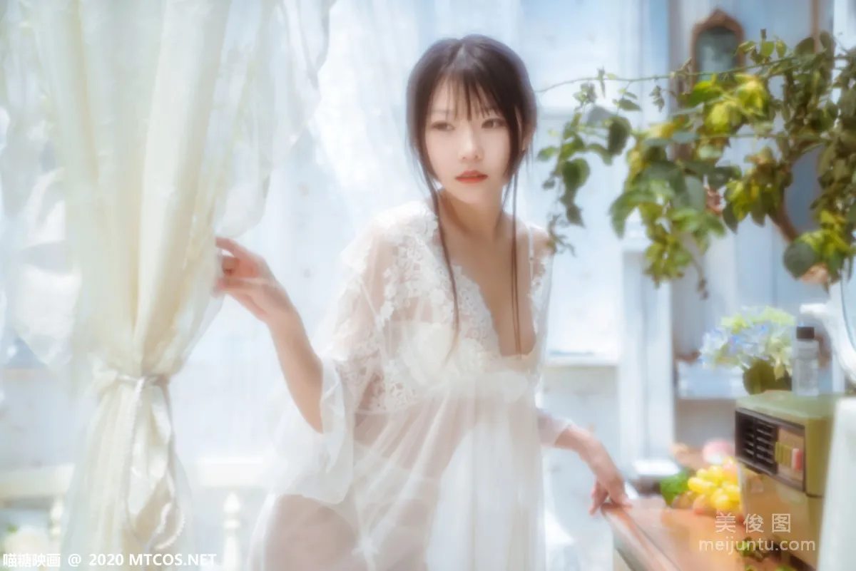 [喵糖映画] VOL.197 《白裙轻纱》 写真集4