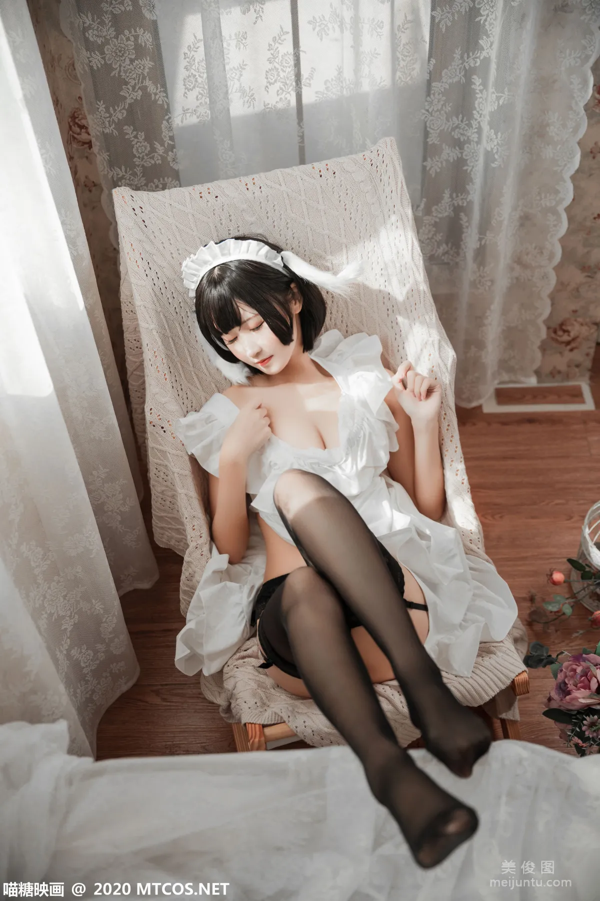 [喵糖映画] VOL.193 《兔耳女仆》 写真集16