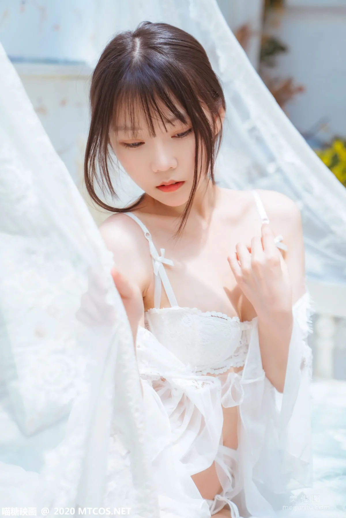 [喵糖映画] VOL.197 《白裙轻纱》 写真集23