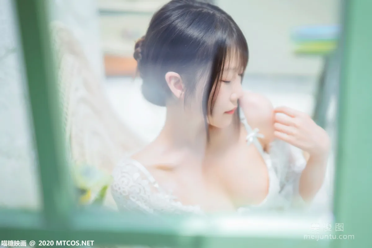 [喵糖映画] VOL.197 《白裙轻纱》 写真集36