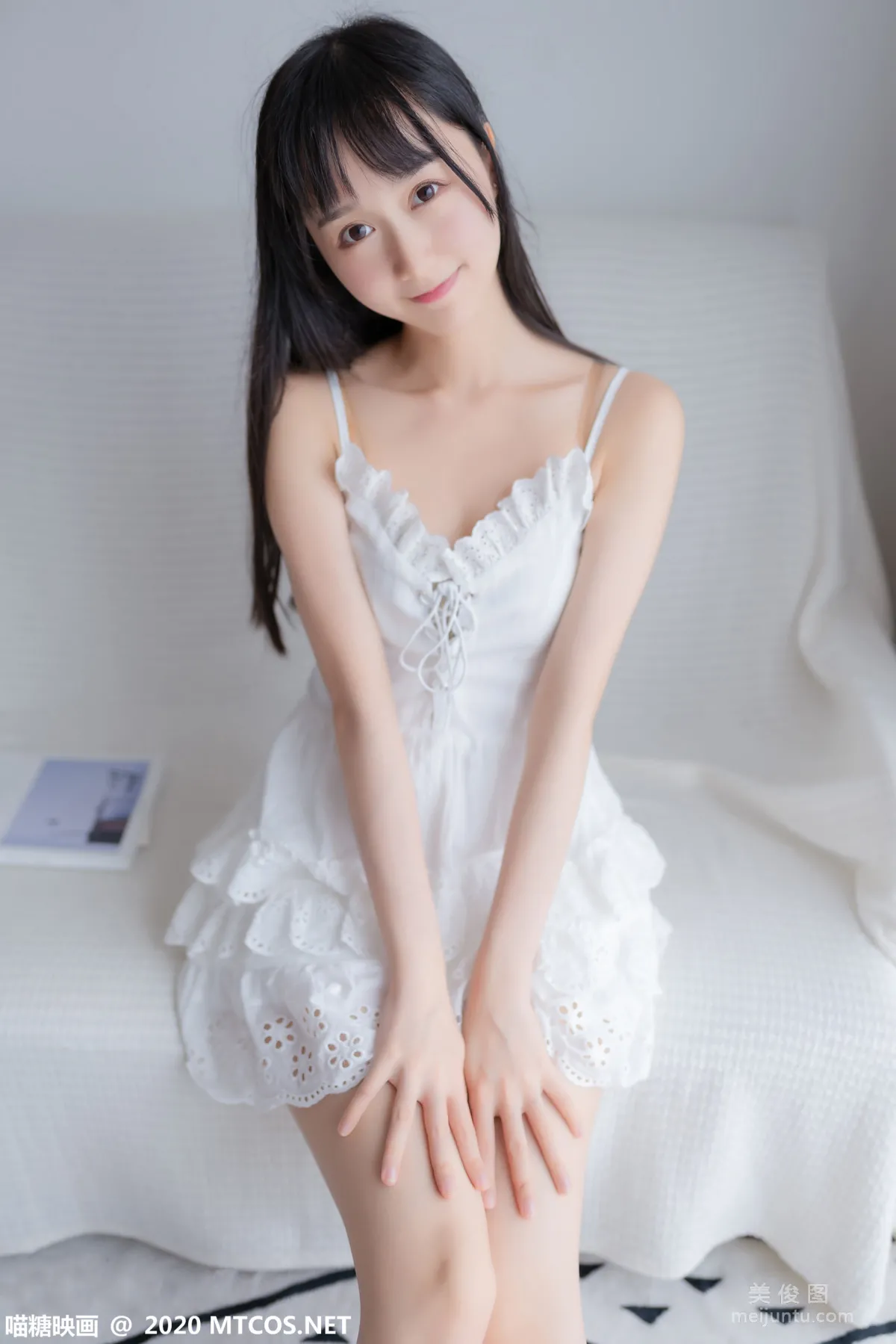[喵糖映画] VOL.187 《白裙少女》 写真集34