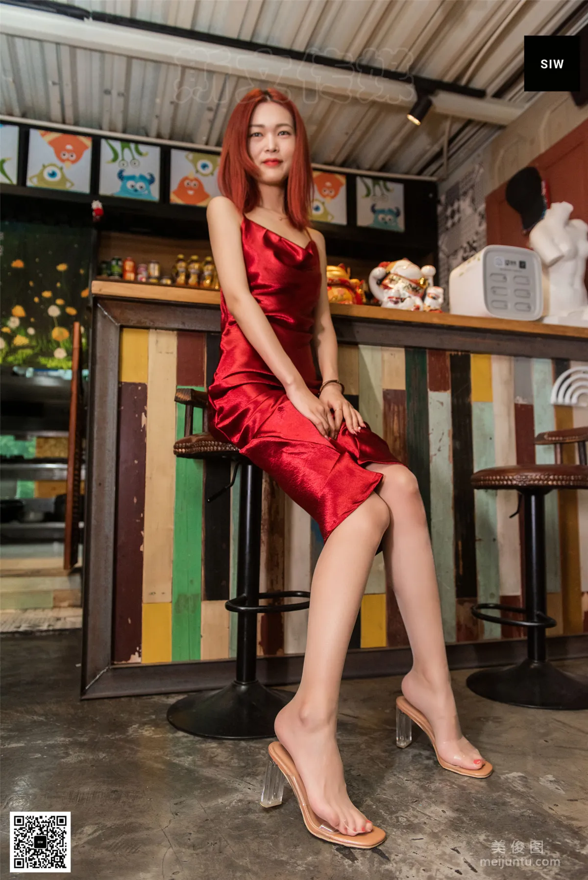 [SIW] Yue Yue Flaming Red Dress Photo Set photo 10