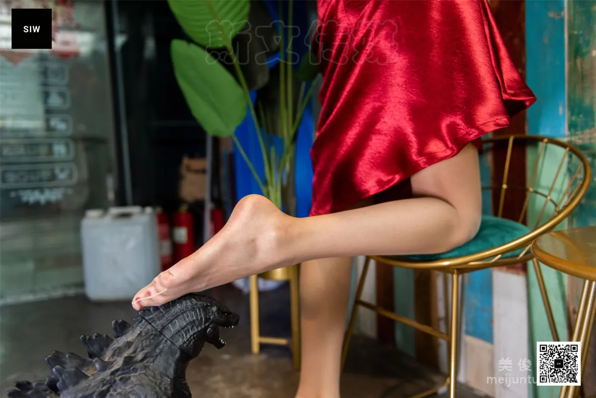 [SIW] Yue Yue Flaming Red Dress Photo Set photo 54