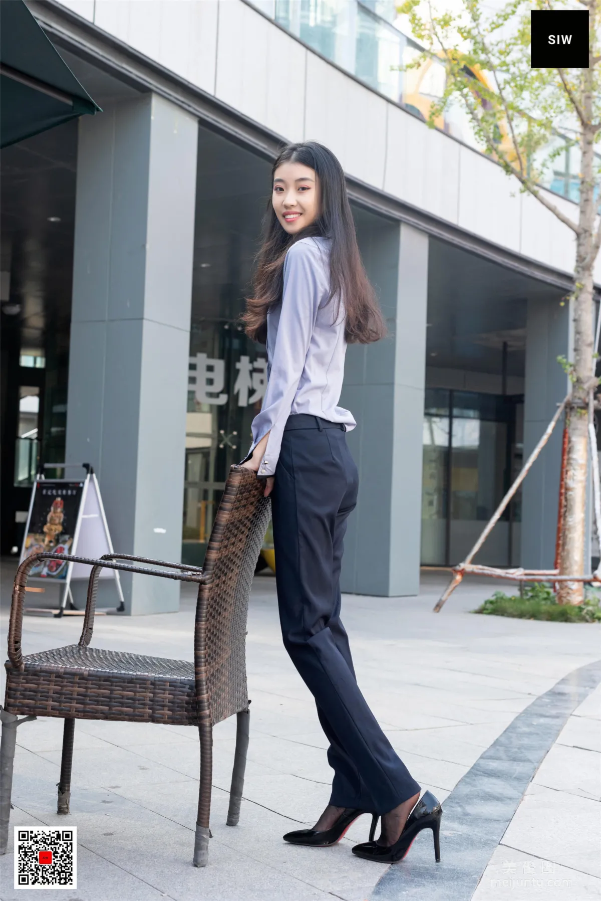 [斯文传媒SIW] 蓉儿 《女总裁职业白领制服衬衣长裤工装》 写真集11