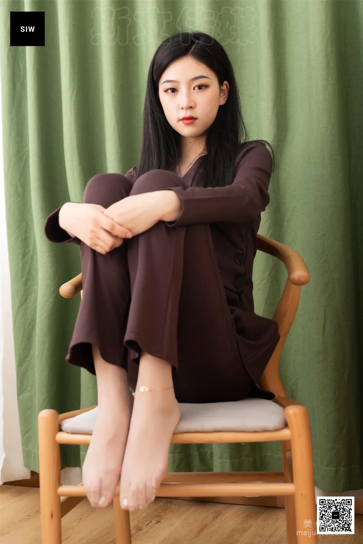 [斯文傳媒SIW] 小談 《绛紫純棉時尚修身九分褲套裝》 寫真集 38