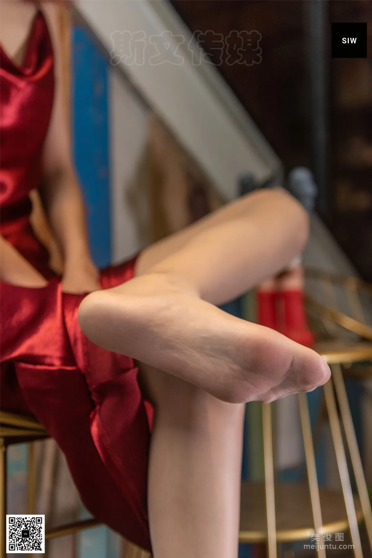 [SIW] Yue Yue Flaming Red Dress Photo Set photo 30